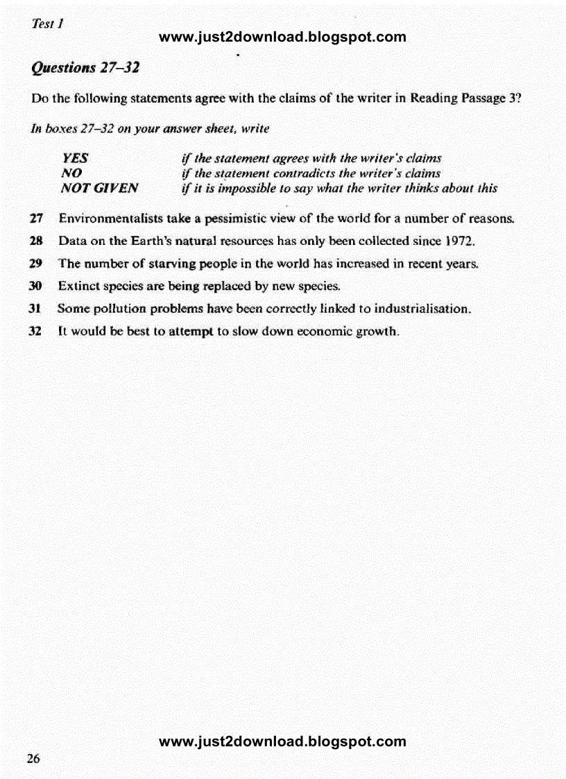 image for page Ebook Cambridge Practice for Ielts 5 test 1