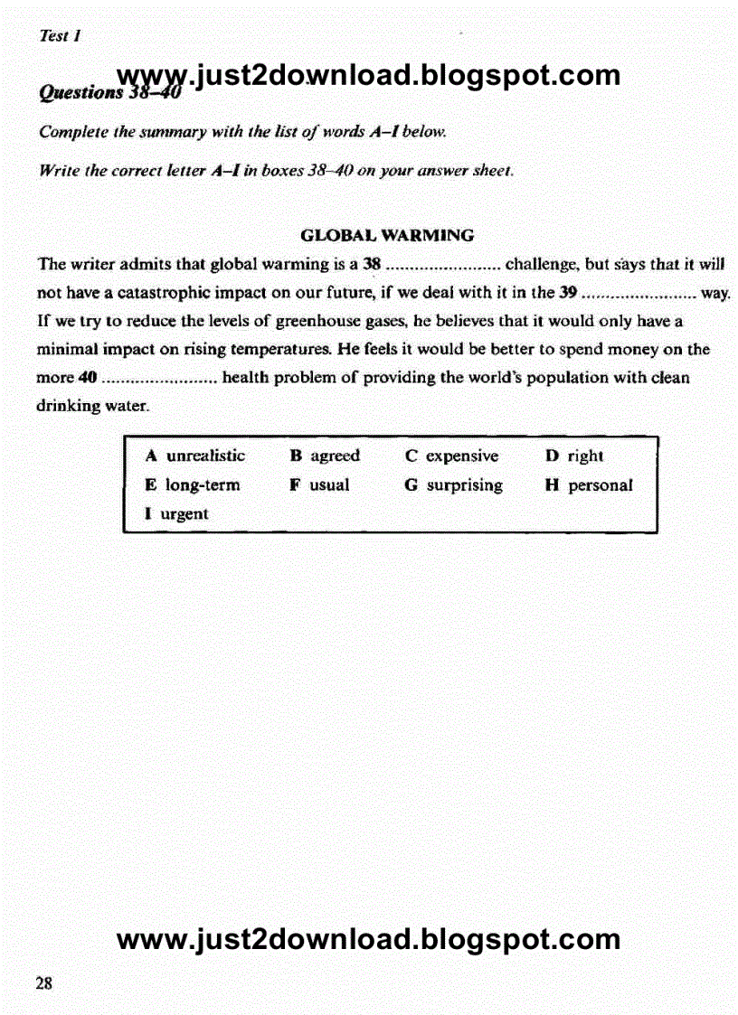 image for page Ebook Cambridge Practice for Ielts 5 test 1