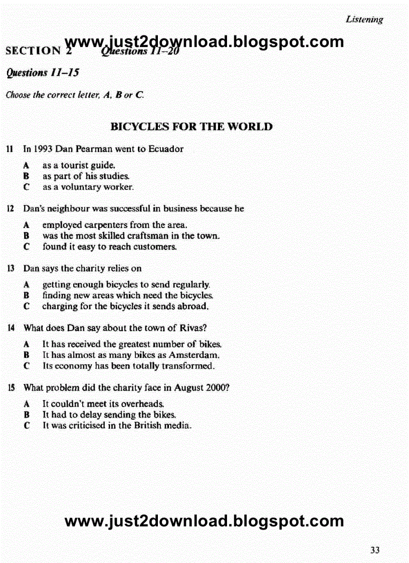 image for page Ebook Cambridge Practice for Ielts 5 test 1