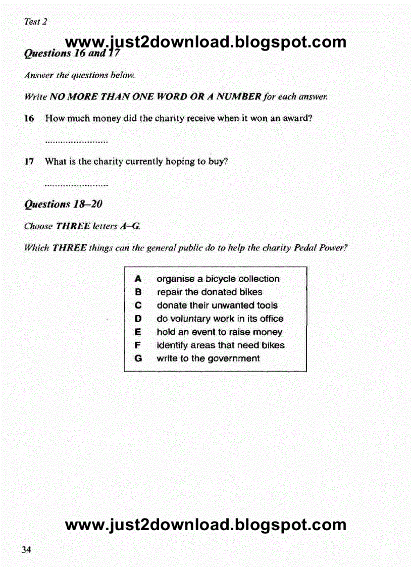 image for page Ebook Cambridge Practice for Ielts 5 test 1