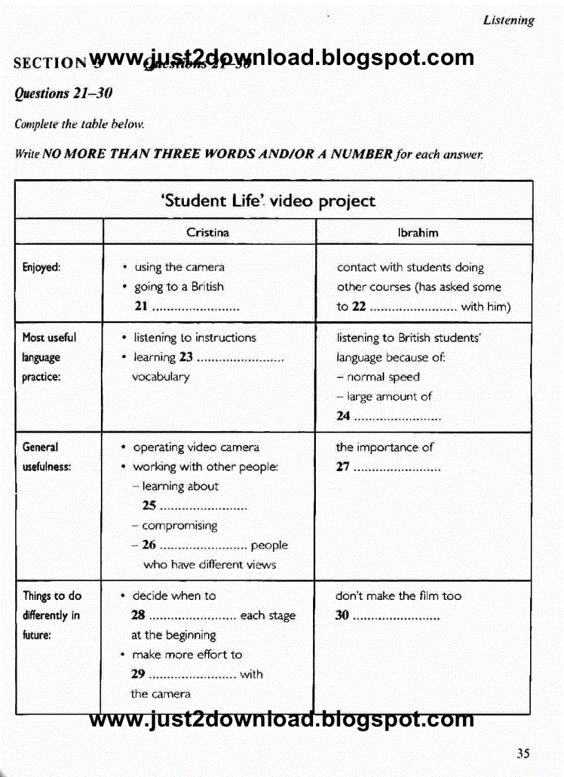image for page Ebook Cambridge Practice for Ielts 5 test 1