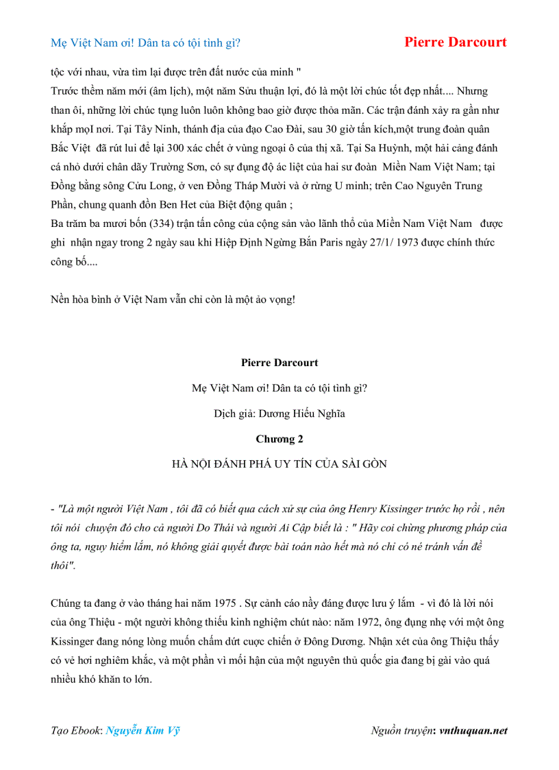 image for page Ebook Mẹ Việt Nam ơi Dân ta có tội tình gì Pierre Darcourt