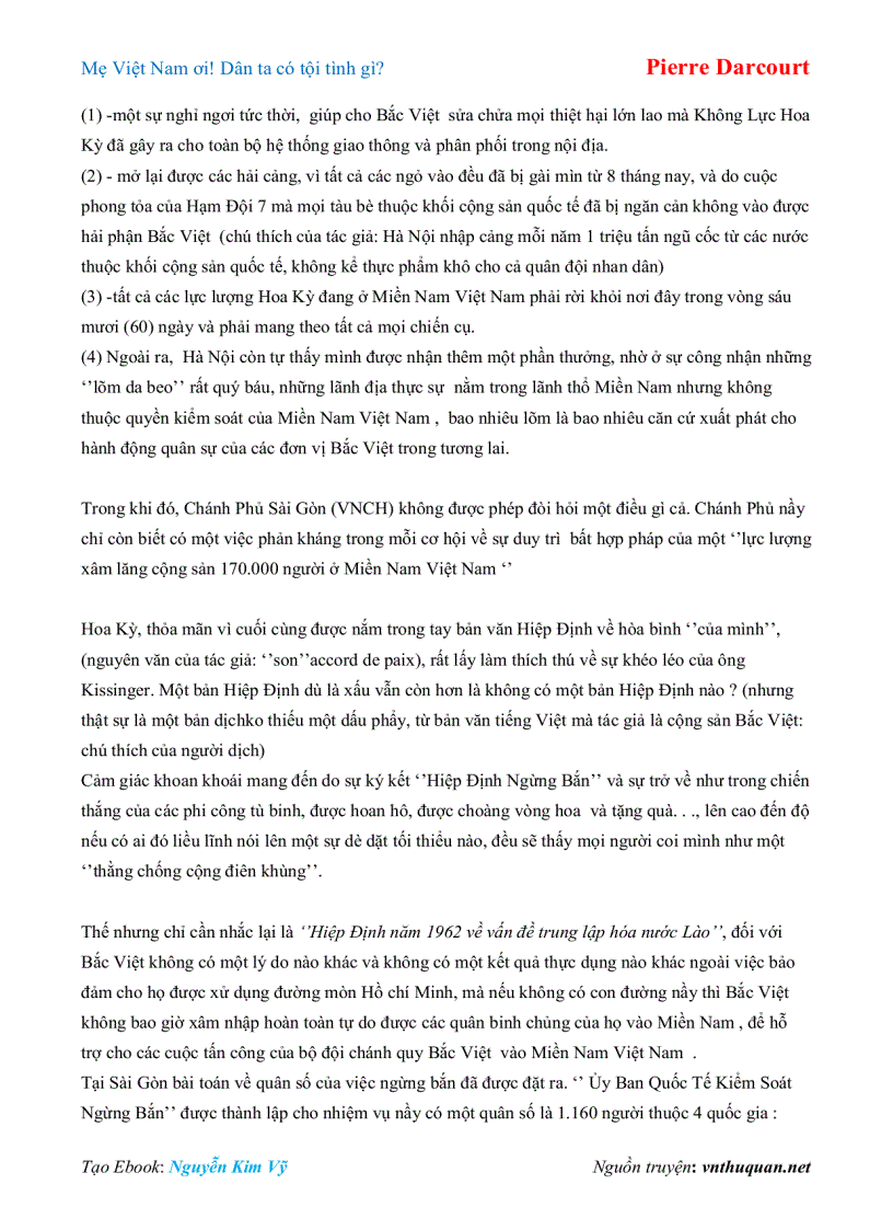 image for page Ebook Mẹ Việt Nam ơi Dân ta có tội tình gì Pierre Darcourt