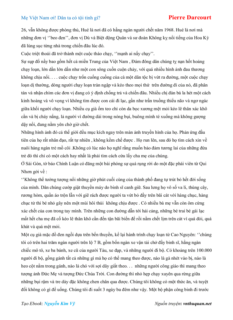image for page Ebook Mẹ Việt Nam ơi Dân ta có tội tình gì Pierre Darcourt