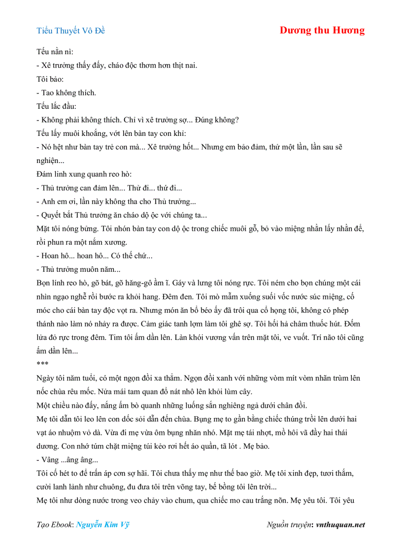 image for page Ebook Tiểu Thuyết Vô Đề Dương thu Hương
