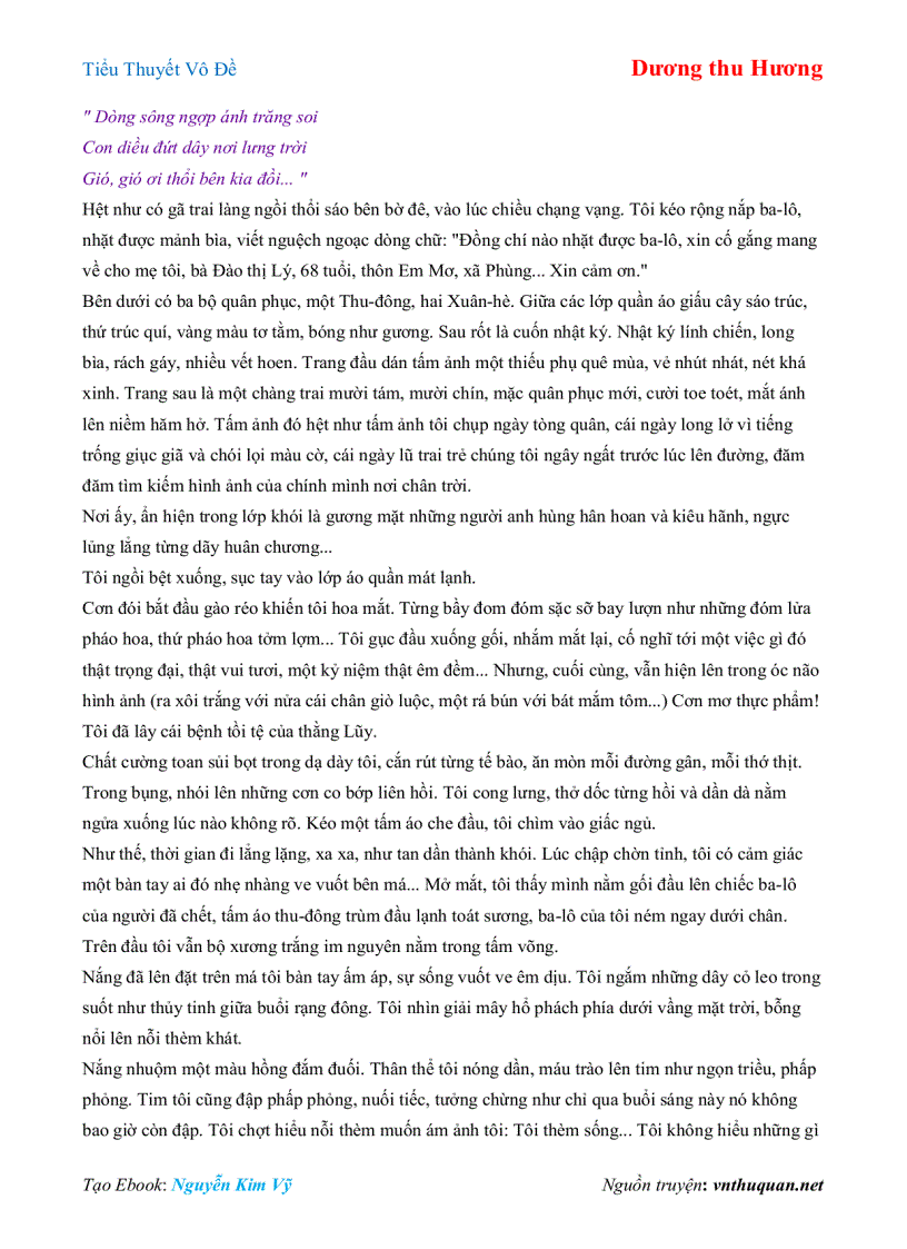 image for page Ebook Tiểu Thuyết Vô Đề Dương thu Hương