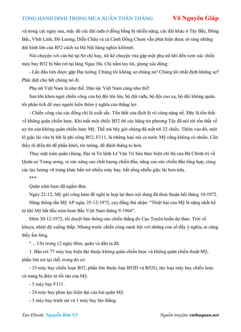 image for page Ebook TỔNG HÀNH DINH TRONG MÙA XUÂN TOÀN THẮNG Võ Nguyên Giáp