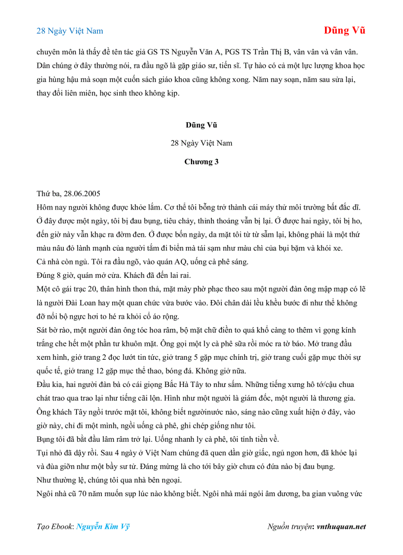 image for page Ebook 28 Ngày Việt Nam Dũng Vũ