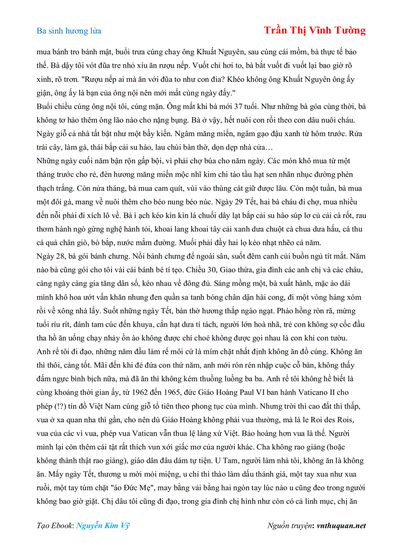 image for page Ebook Ba sinh hương lửa Trần Thị Vĩnh Tường