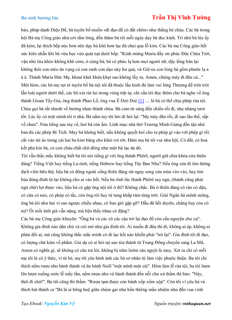 image for page Ebook Ba sinh hương lửa Trần Thị Vĩnh Tường