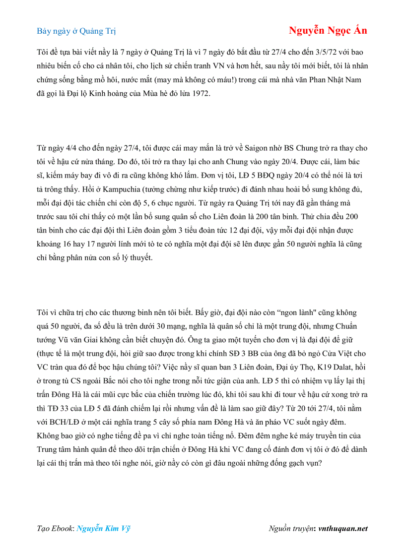 image for page Ebook Bảy ngày ở Quảng Trị Nguyễn Ngọc Ấn