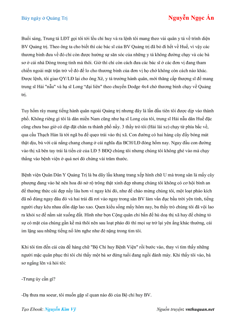 image for page Ebook Bảy ngày ở Quảng Trị Nguyễn Ngọc Ấn