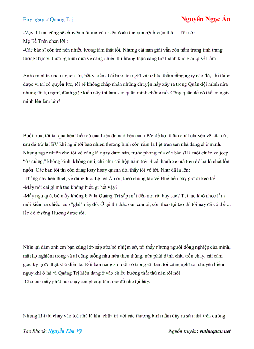 image for page Ebook Bảy ngày ở Quảng Trị Nguyễn Ngọc Ấn