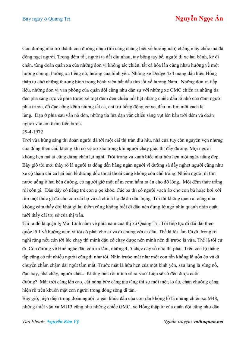 image for page Ebook Bảy ngày ở Quảng Trị Nguyễn Ngọc Ấn