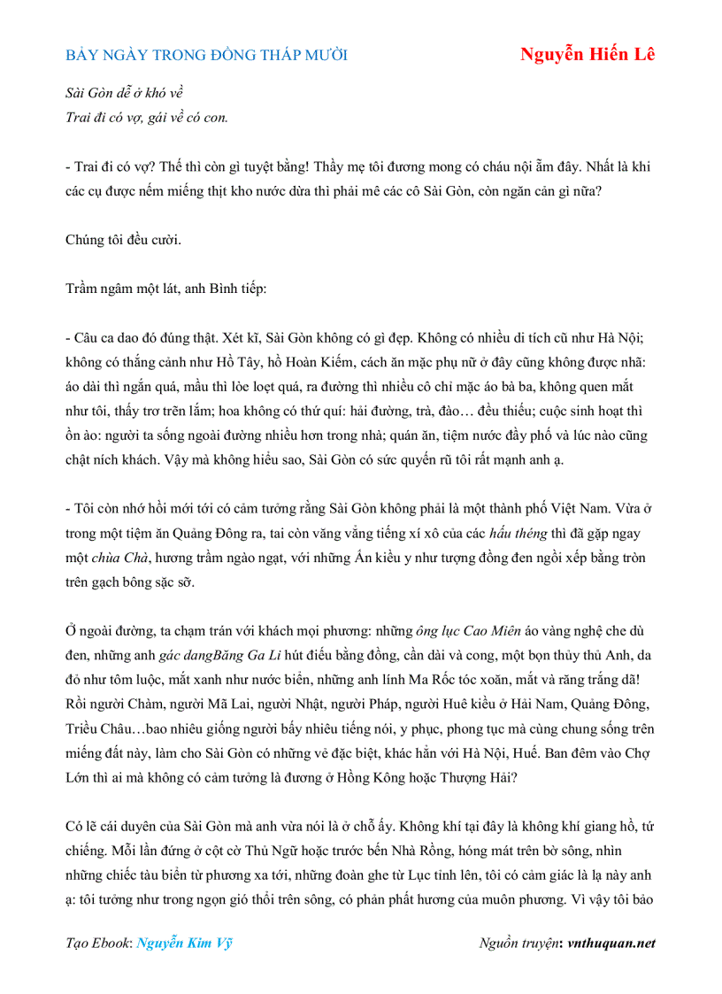 image for page Ebook BẢY NGÀY TRONG ĐỒNG THÁP MƯỜI Nguyễn Hiến Lê