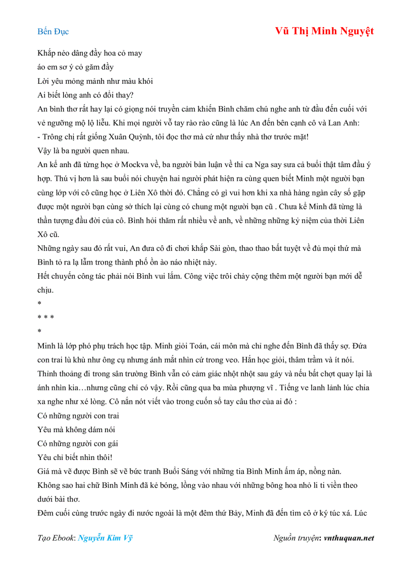 image for page Ebook Bến Đục Vũ Thị Minh Nguyệt
