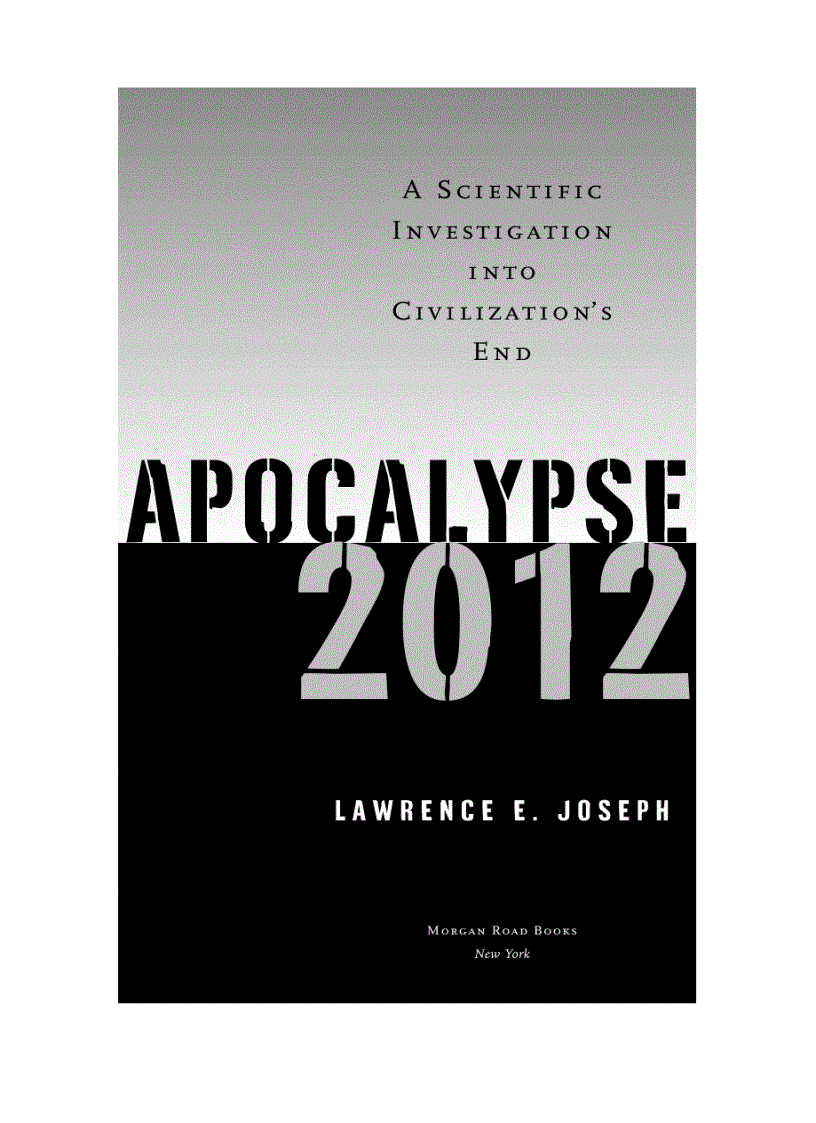 Ebook Apocalypse 2012 Lawrence E Joseph