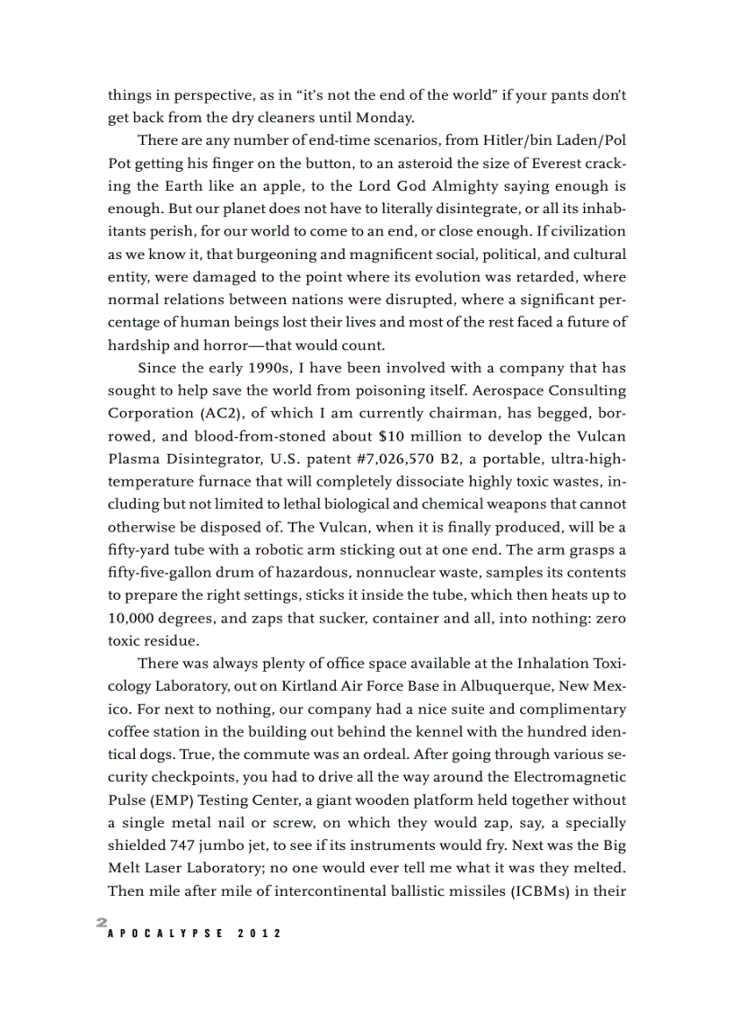 image for page Ebook Apocalypse 2012 Lawrence E Joseph