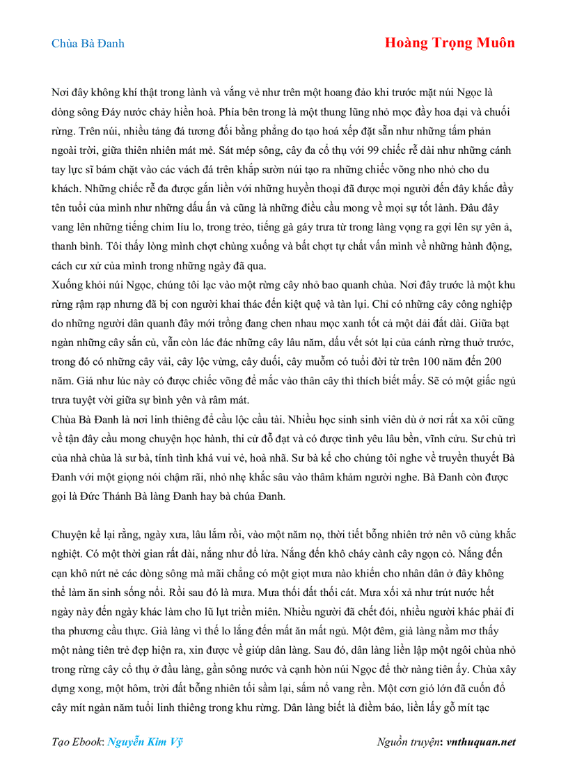 image for page Ebook Chùa Bà Đanh Hoàng Trọng Muôn