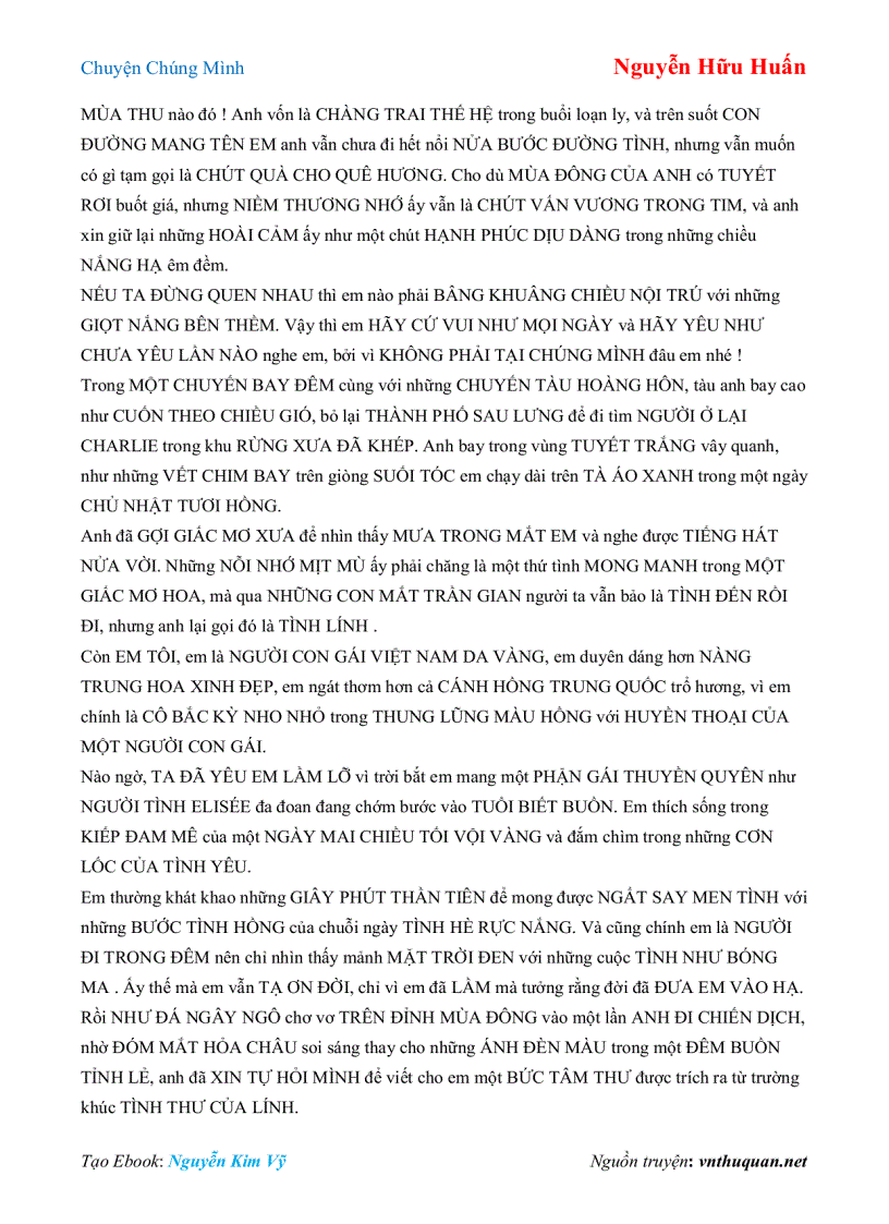 image for page Ebook Chuyện Chúng Mình Nguyễn Hữu Huấn