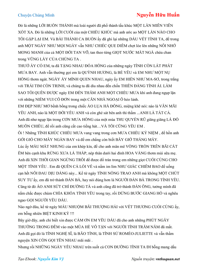 image for page Ebook Chuyện Chúng Mình Nguyễn Hữu Huấn