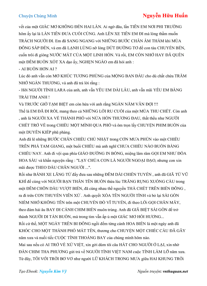 image for page Ebook Chuyện Chúng Mình Nguyễn Hữu Huấn