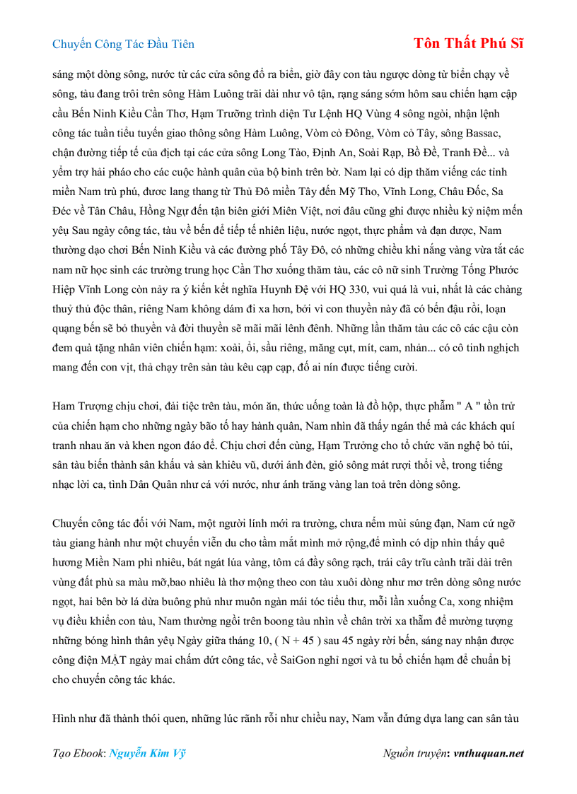 image for page Ebook Chuyến Công Tác Đầu Tiên Tôn Thất Phú Sĩ