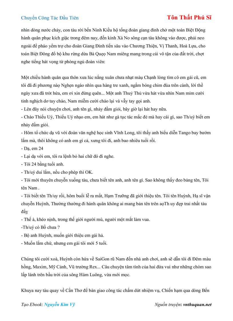 image for page Ebook Chuyến Công Tác Đầu Tiên Tôn Thất Phú Sĩ