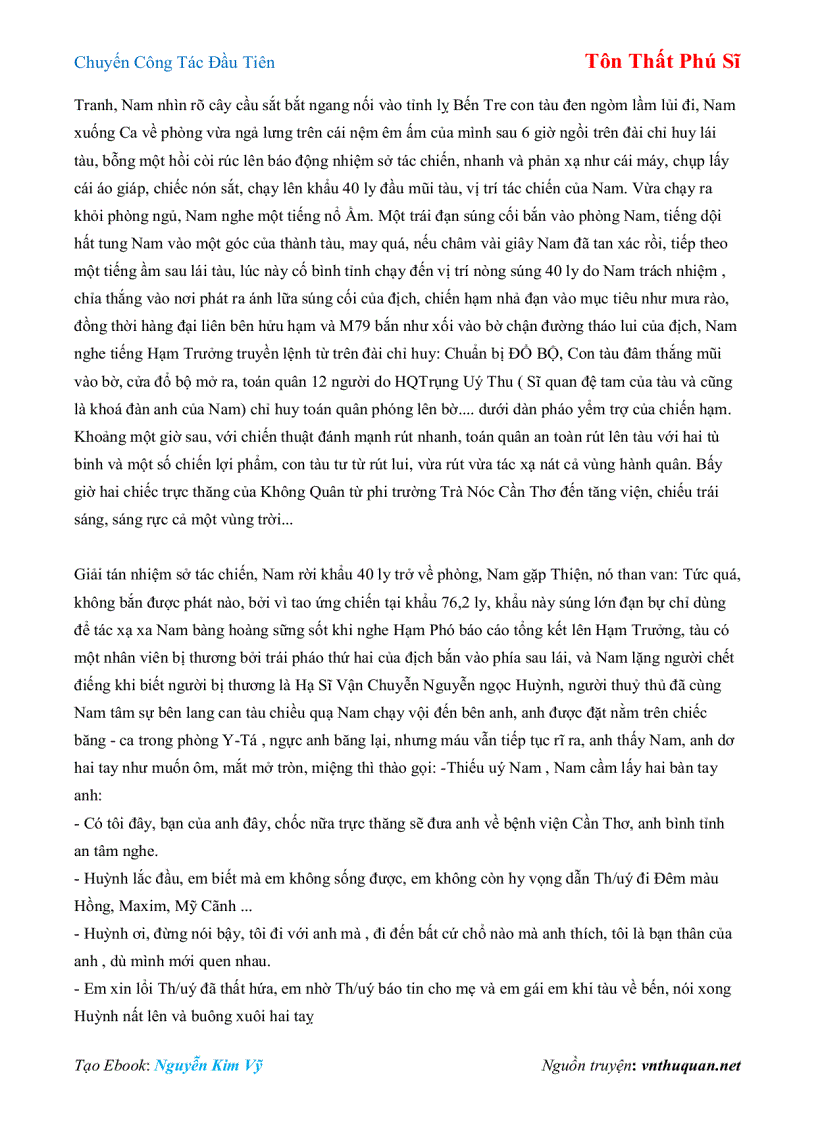 image for page Ebook Chuyến Công Tác Đầu Tiên Tôn Thất Phú Sĩ