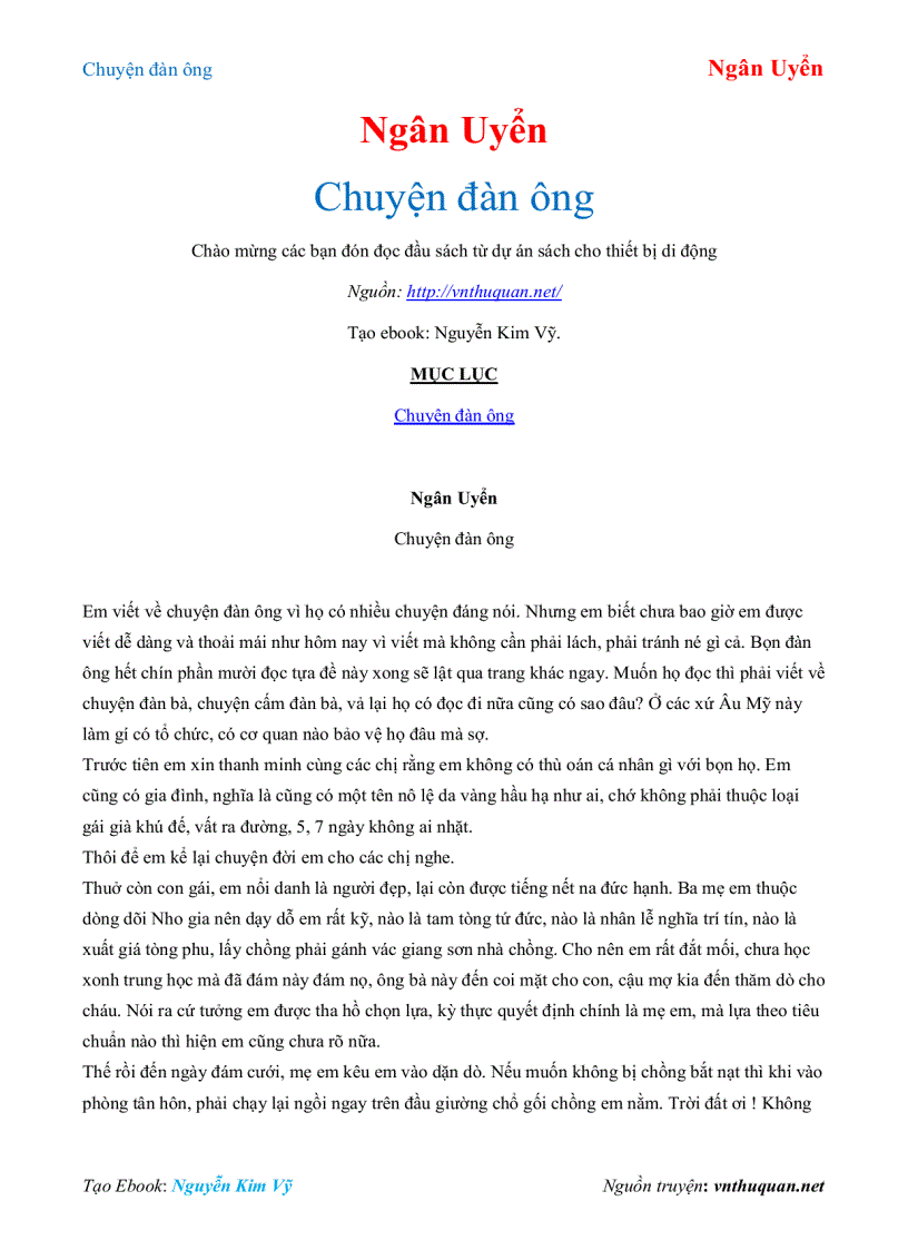 image for page Ebook Chuyện đàn ông Ngân Uyển