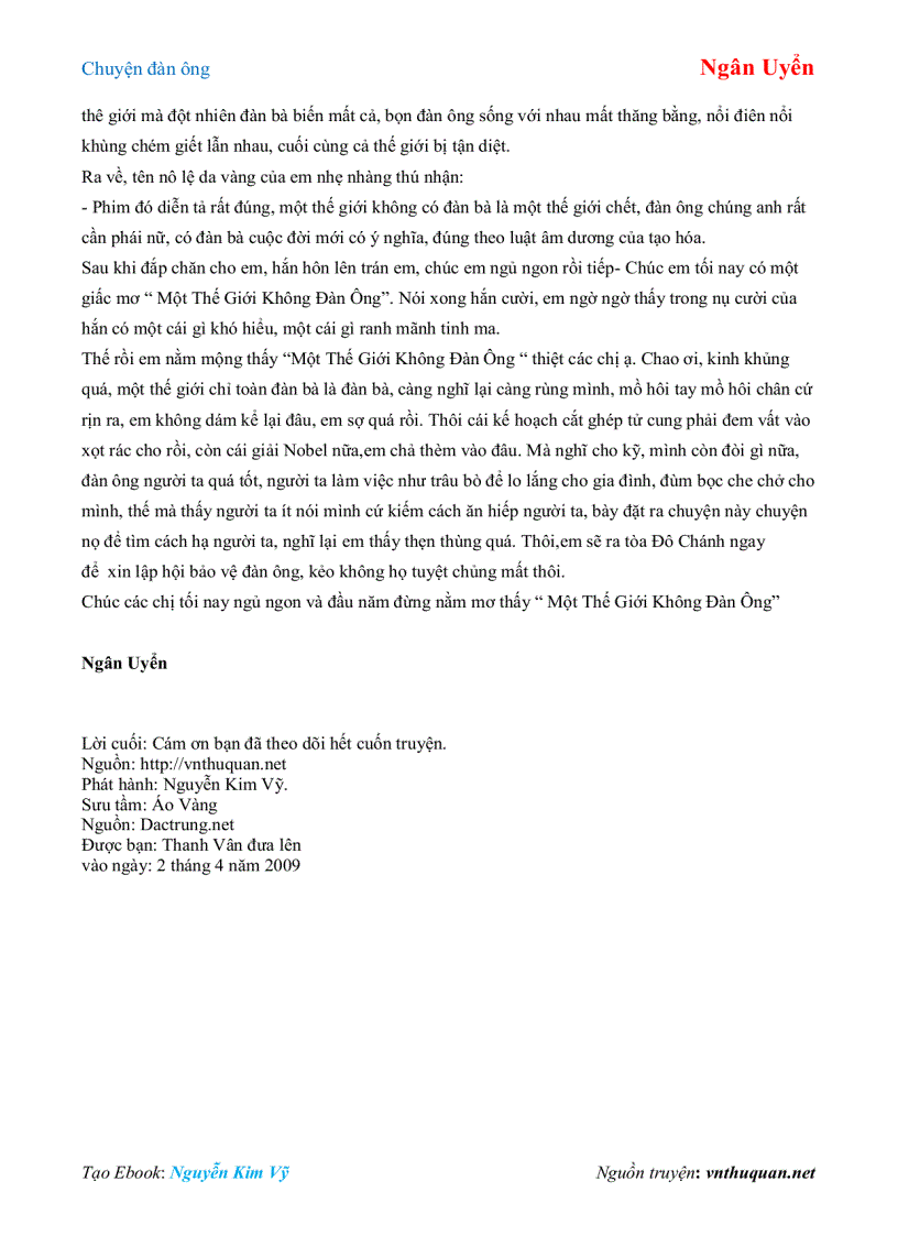 image for page Ebook Chuyện đàn ông Ngân Uyển