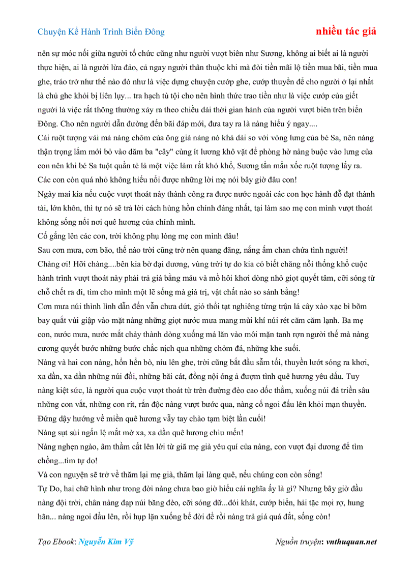 image for page Ebook Chuyện Kể Hành Trình Biển Đông nhiều tác giả