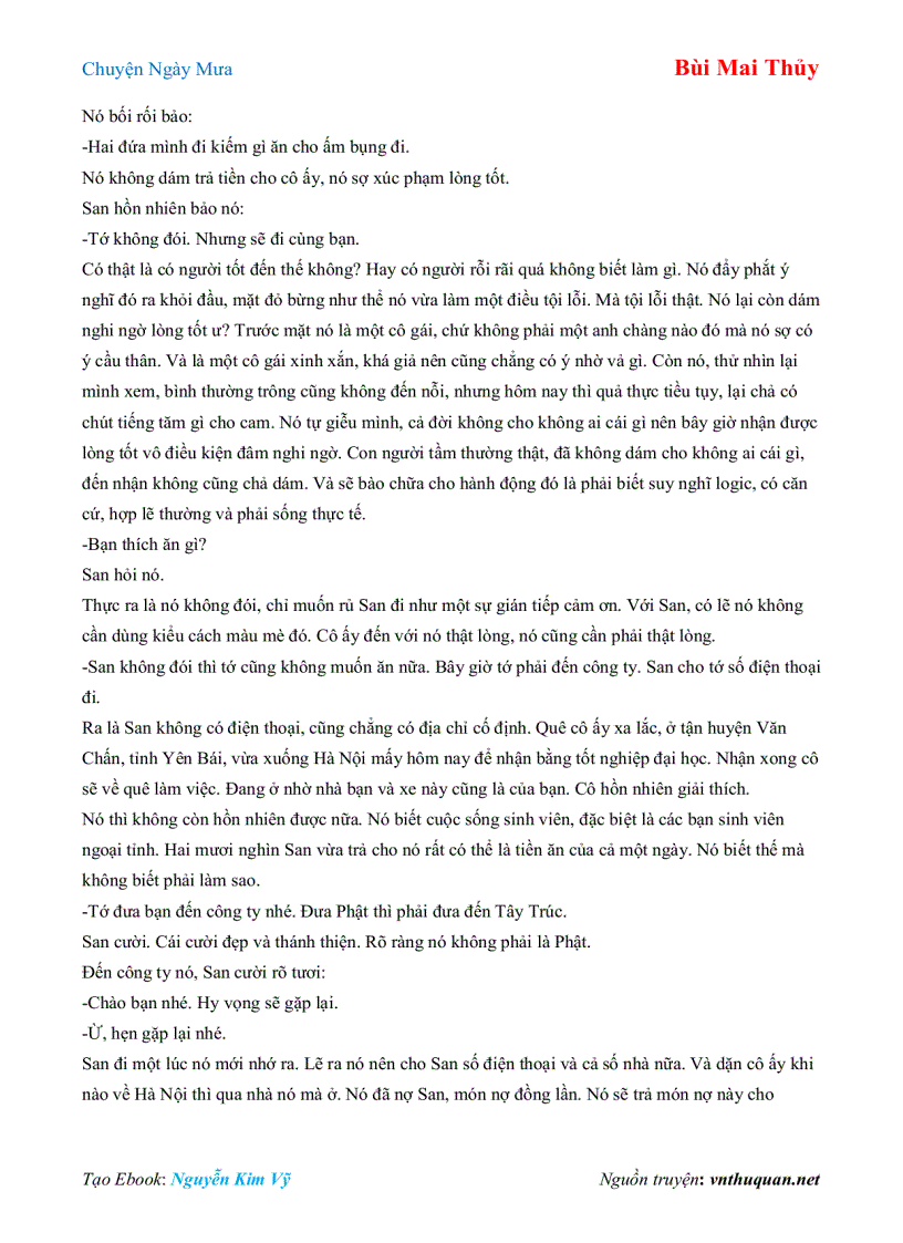 image for page Ebook Chuyện Ngày Mưa Bùi Mai Thủy