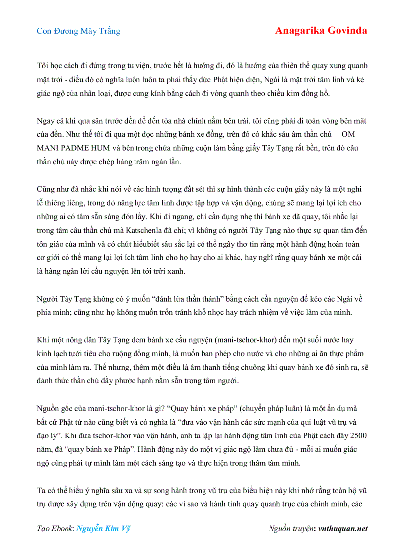 image for page Ebook Con Đường Mây Trắng Anagarika Govinda