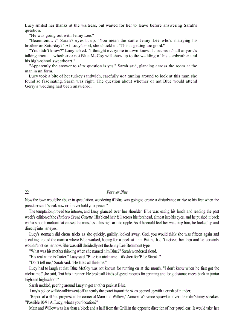 image for page Ebook Forever Blue 1996