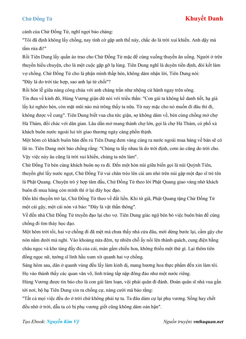 image for page Ebook truyện Chử Đồng Tử