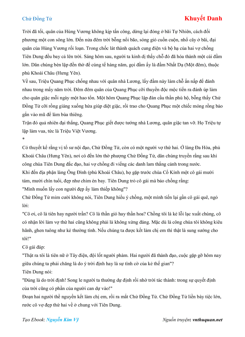 image for page Ebook truyện Chử Đồng Tử