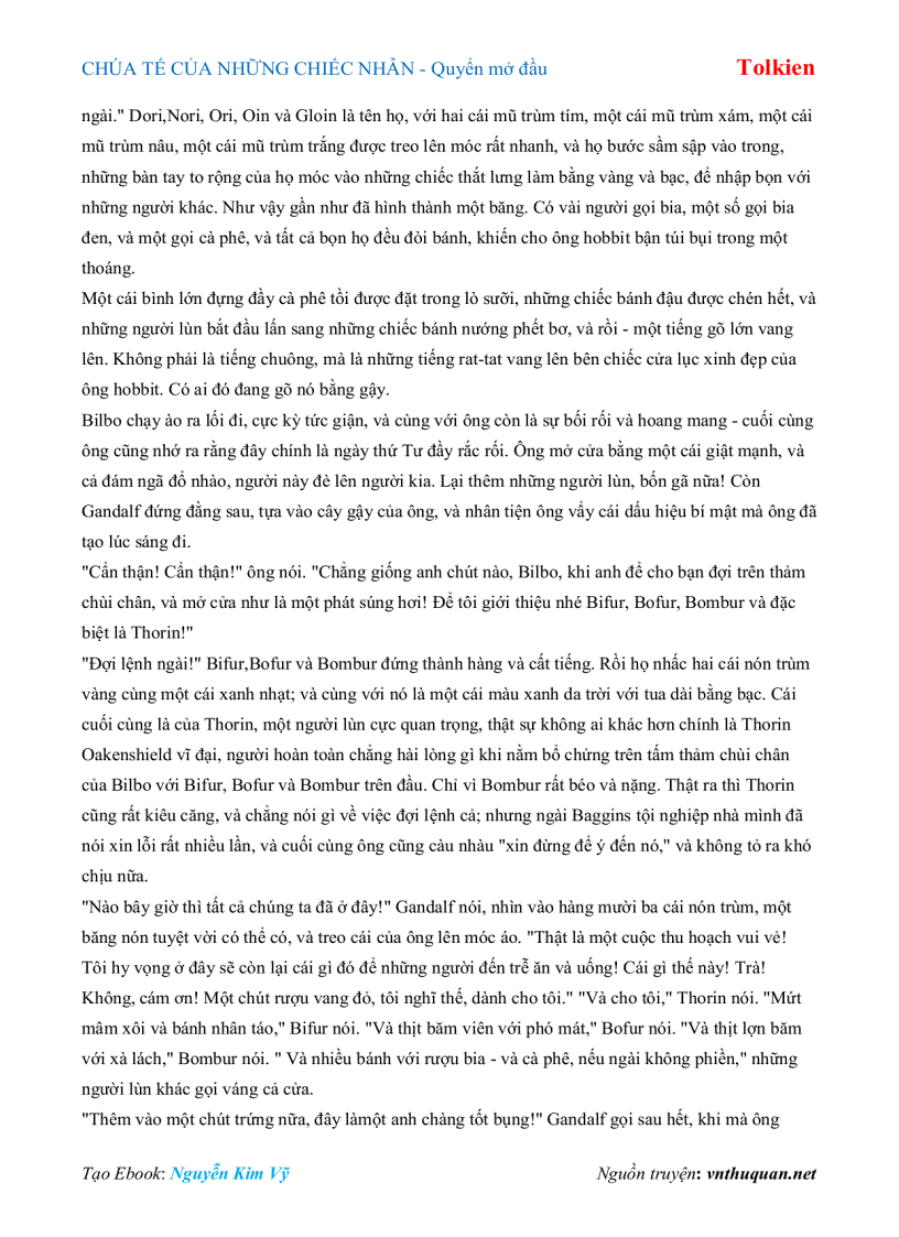 image for page Ebook CHÚA TẾ CỦA NHỮNG CHIẾC NHẪN Quyển mở đầu