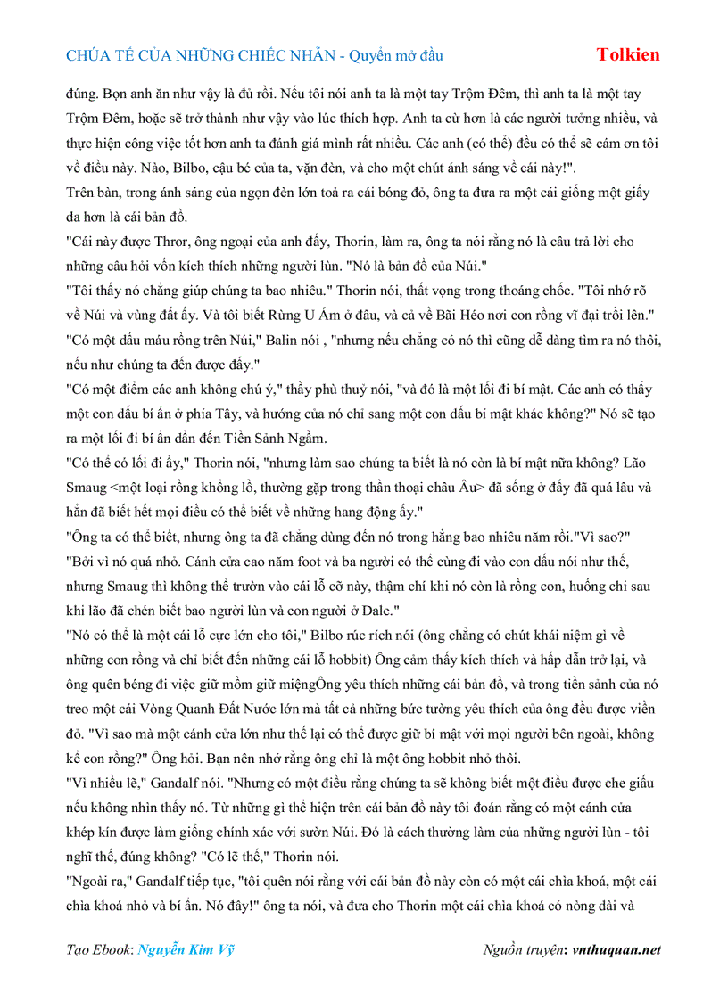 image for page Ebook CHÚA TẾ CỦA NHỮNG CHIẾC NHẪN Quyển mở đầu