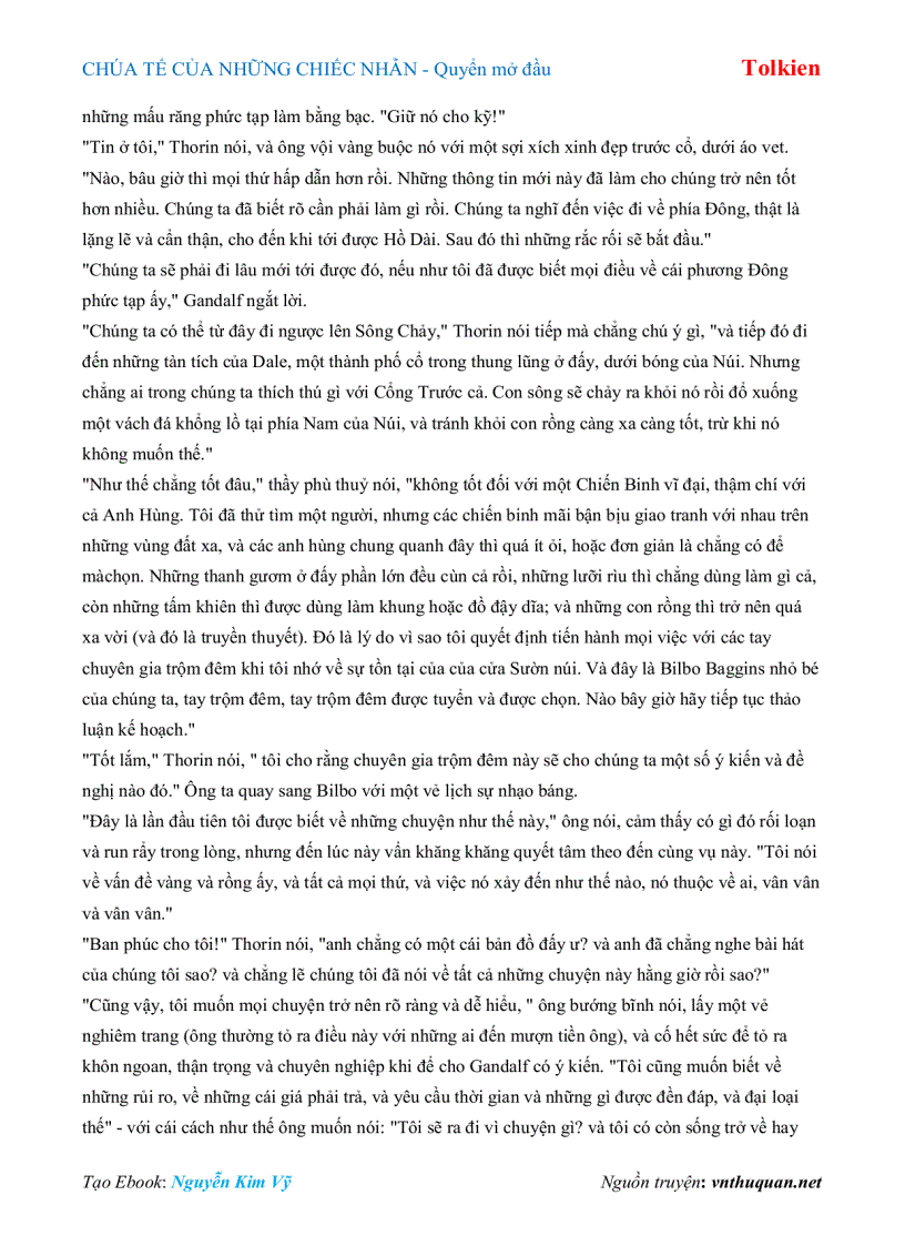 image for page Ebook CHÚA TẾ CỦA NHỮNG CHIẾC NHẪN Quyển mở đầu