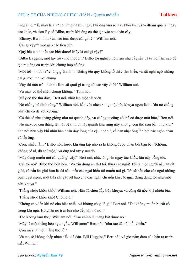 image for page Ebook CHÚA TẾ CỦA NHỮNG CHIẾC NHẪN Quyển mở đầu