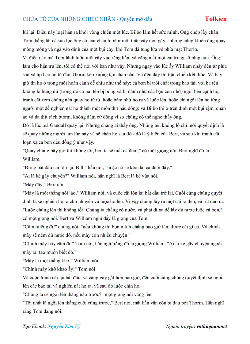 image for page Ebook CHÚA TẾ CỦA NHỮNG CHIẾC NHẪN Quyển mở đầu