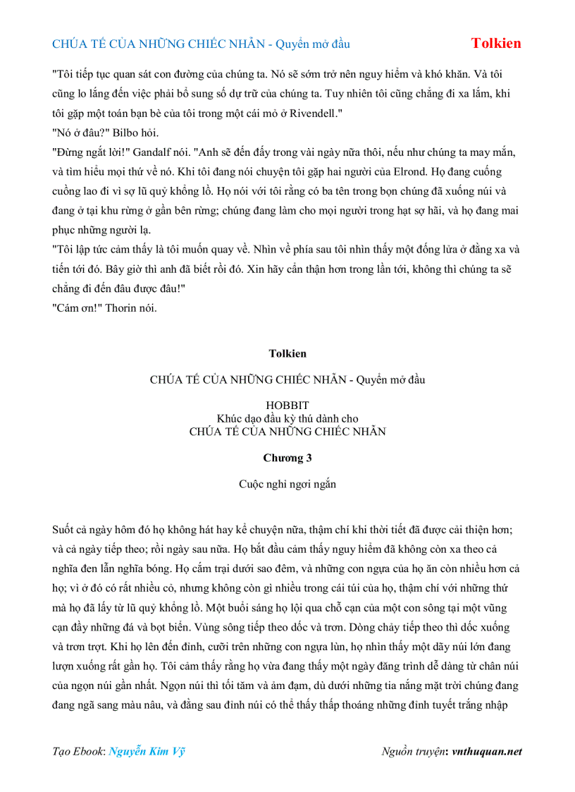 image for page Ebook CHÚA TẾ CỦA NHỮNG CHIẾC NHẪN Quyển mở đầu