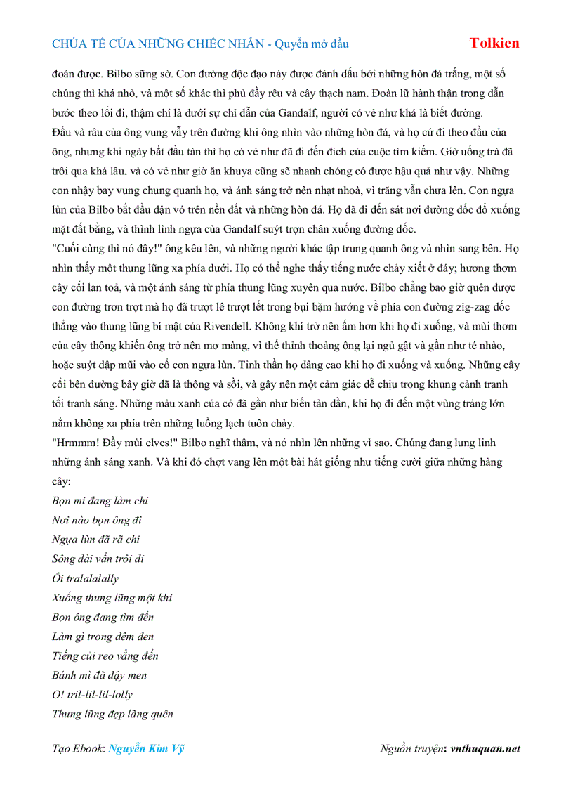 image for page Ebook CHÚA TẾ CỦA NHỮNG CHIẾC NHẪN Quyển mở đầu