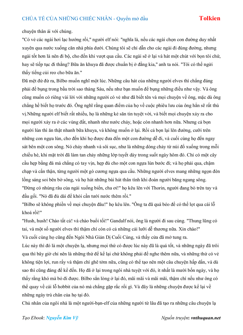 image for page Ebook CHÚA TẾ CỦA NHỮNG CHIẾC NHẪN Quyển mở đầu