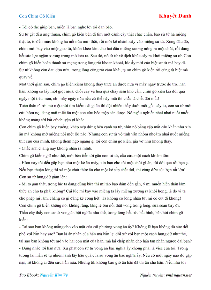 image for page Ebook Con Chim Gõ Kiến