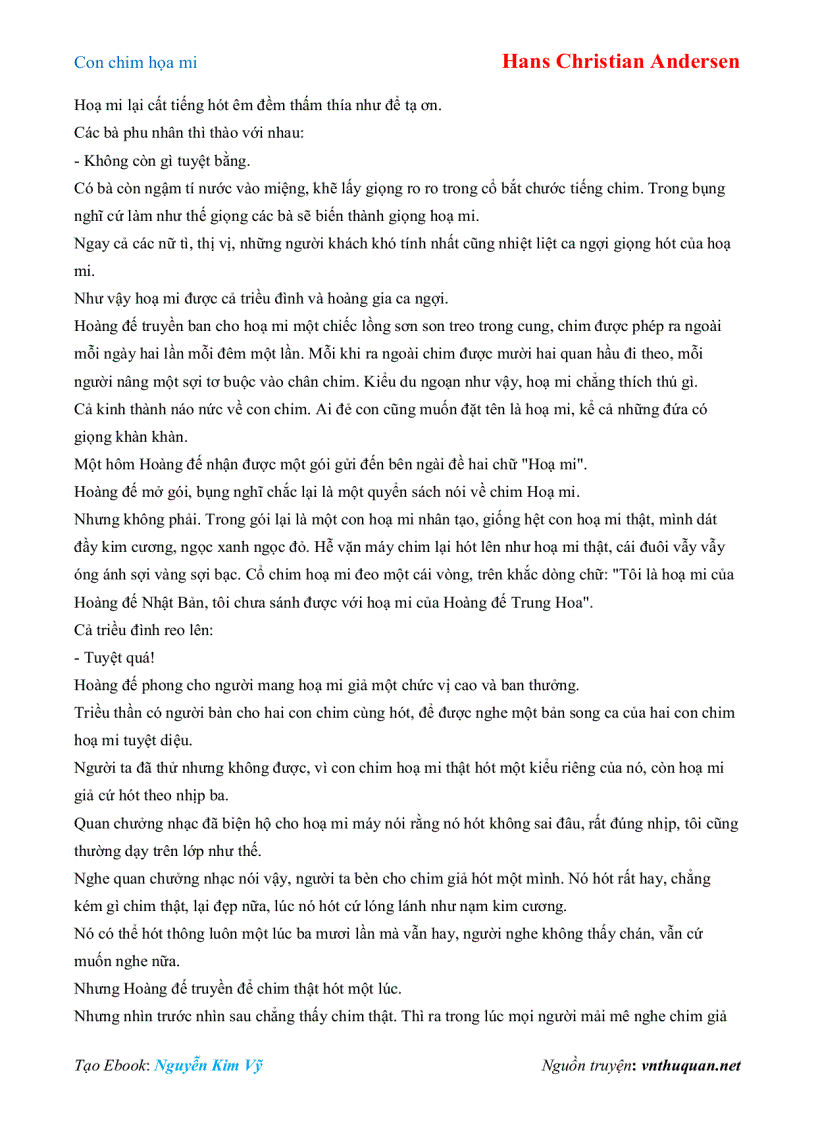 image for page Ebook Con chim họa mi