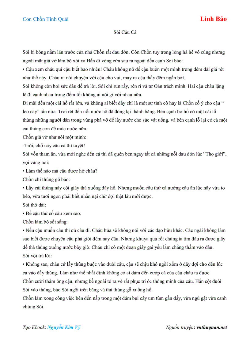 image for page Ebook Con Chồn Tinh Quái