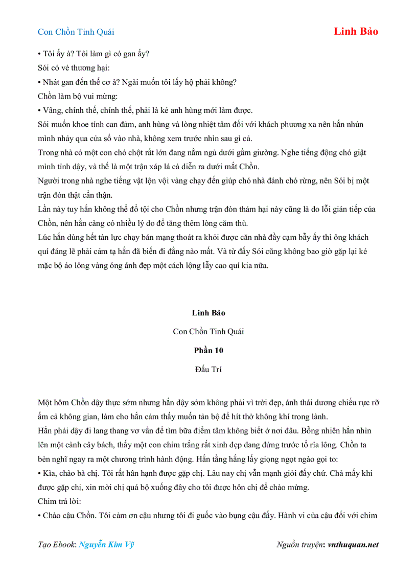 image for page Ebook Con Chồn Tinh Quái