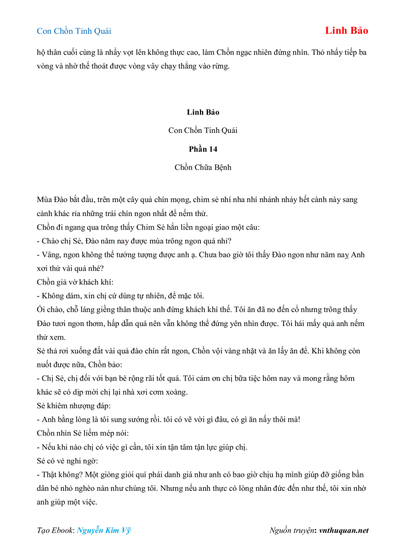 image for page Ebook Con Chồn Tinh Quái